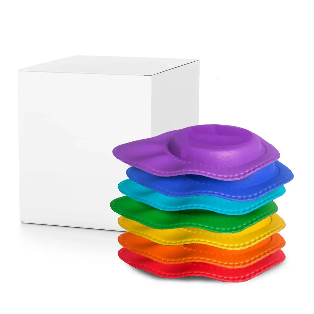 BIOMAGNETISMO FERRITA CHAKRAS GRANDE 54X8 MM 3800 GAUSS (JUEGO DE 7)