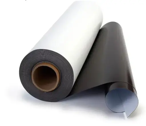 [30 PREM CON VINYL] IMAN FLEXIBLE EN ROLLO 620 MM X 30 MTS CAL. 30 PREMIUM CON VINYL BLANCO