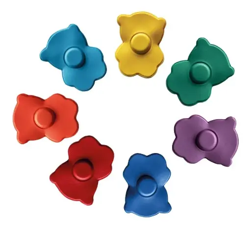 CHAKRAS OSOS 1000 GAUSS (JUEGO DE 7) BIOMAGNETISMO FERRITA 